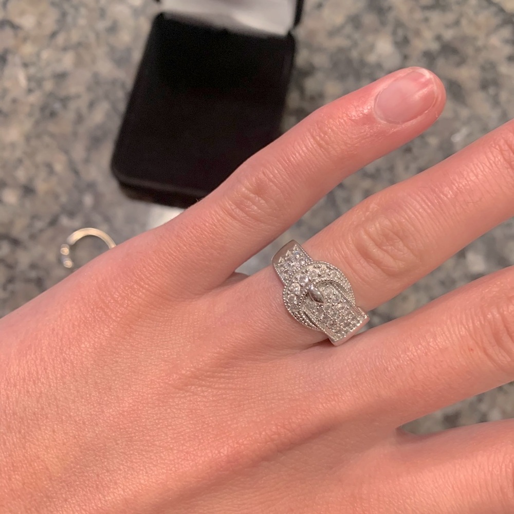 Silver Ring—Belt Buckle Design